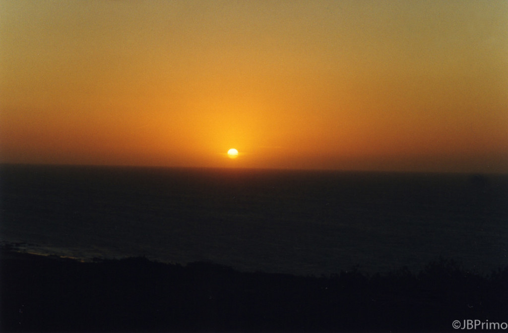 Brasil - Ceara - Jericoacoara - Por do Sol do alto da duna