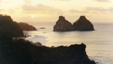Brasil - Fernando de Noronha - Por do Sol no Forte do Boldro