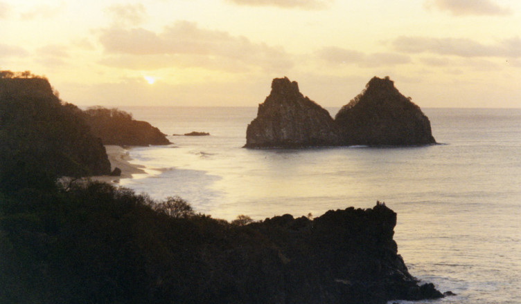 Brasil - Fernando de Noronha - Por do Sol no Forte do Boldro