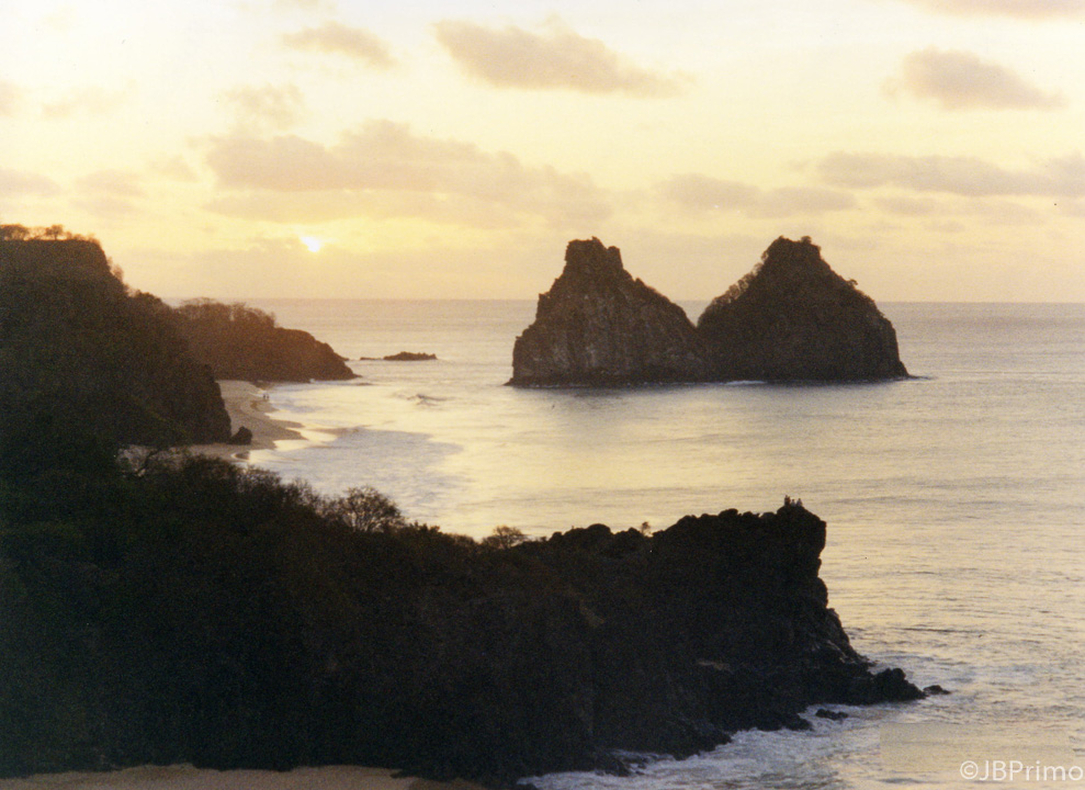 Brasil - Fernando de Noronha - Por do Sol no Forte do Boldro