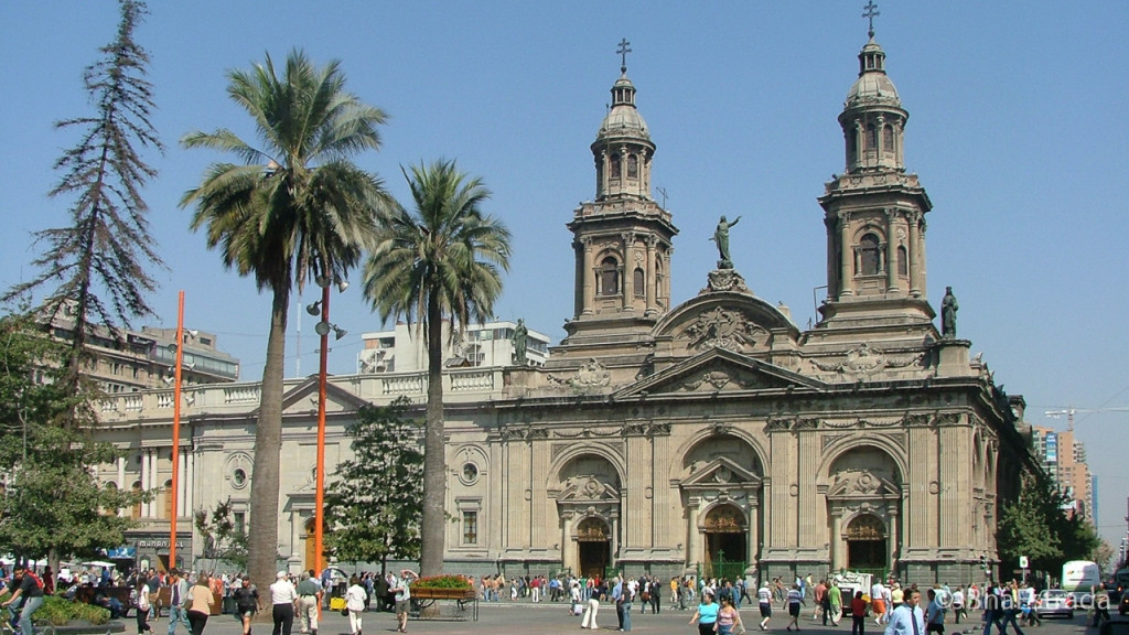 Chile - Santiago - Plaza de Armas - Catedral Metropolitana (Centro Histórico)