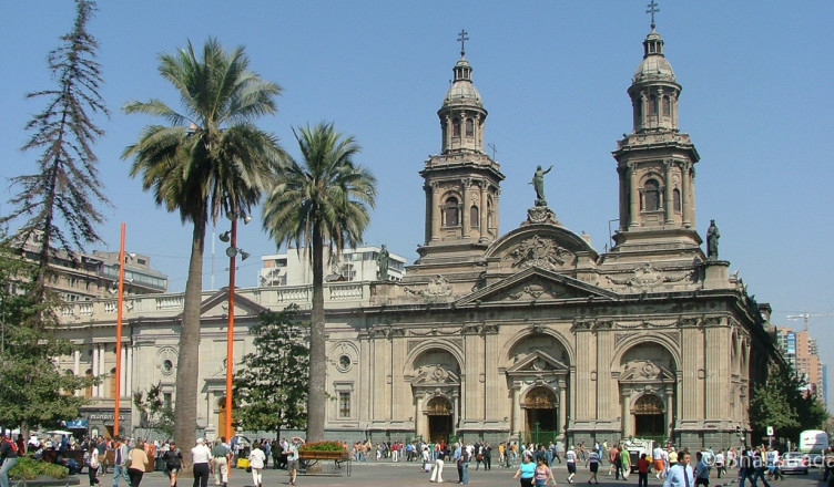 Chile - Santiago - Plaza de Armas - Catedral Metropolitana (Centro Histórico)
