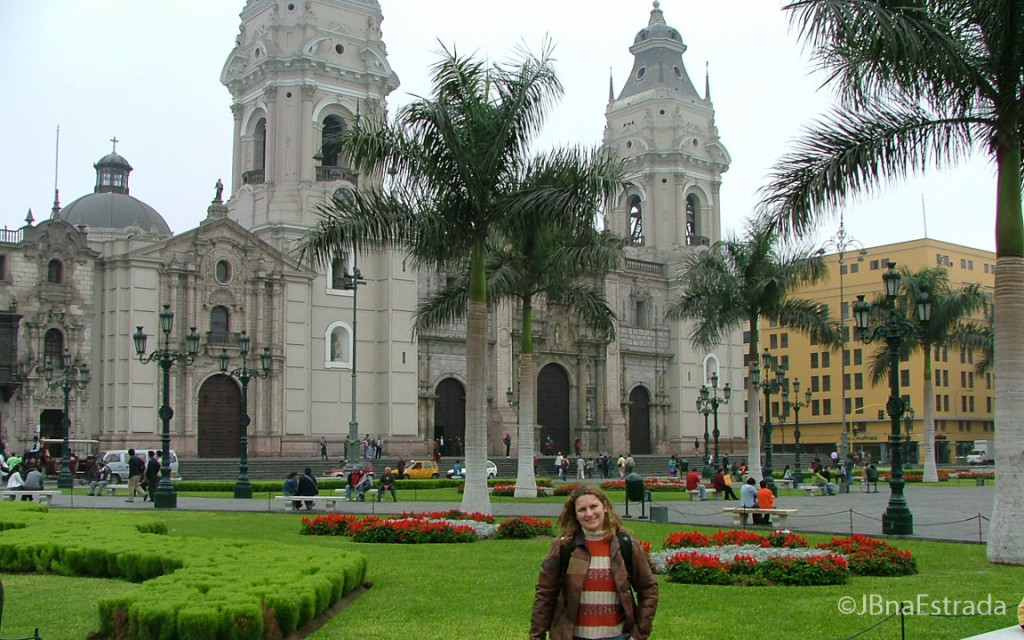 Peru - Lima - Plaza de Armas (Mayor) - Catedral