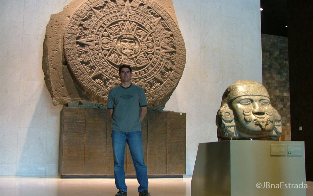 Mexico - Cidade do Mexico - Bosque de Chapultepec - Museo Nacional de Antropologia - Sala Azteca
