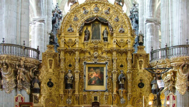 Mexico - Cidade do Mexico - Zocalo - Plaza de la Constituicion - Catedral Metropolitana