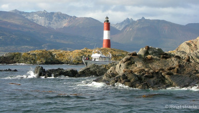 Argentina - Ushuaia - Navegacao no Canal de Beagle - Farol Les Eclaireurs