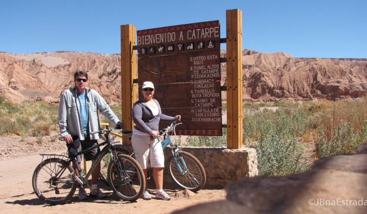 Chile - Atacama - Passeio de bicicleta ate a Quebrada del Diablo