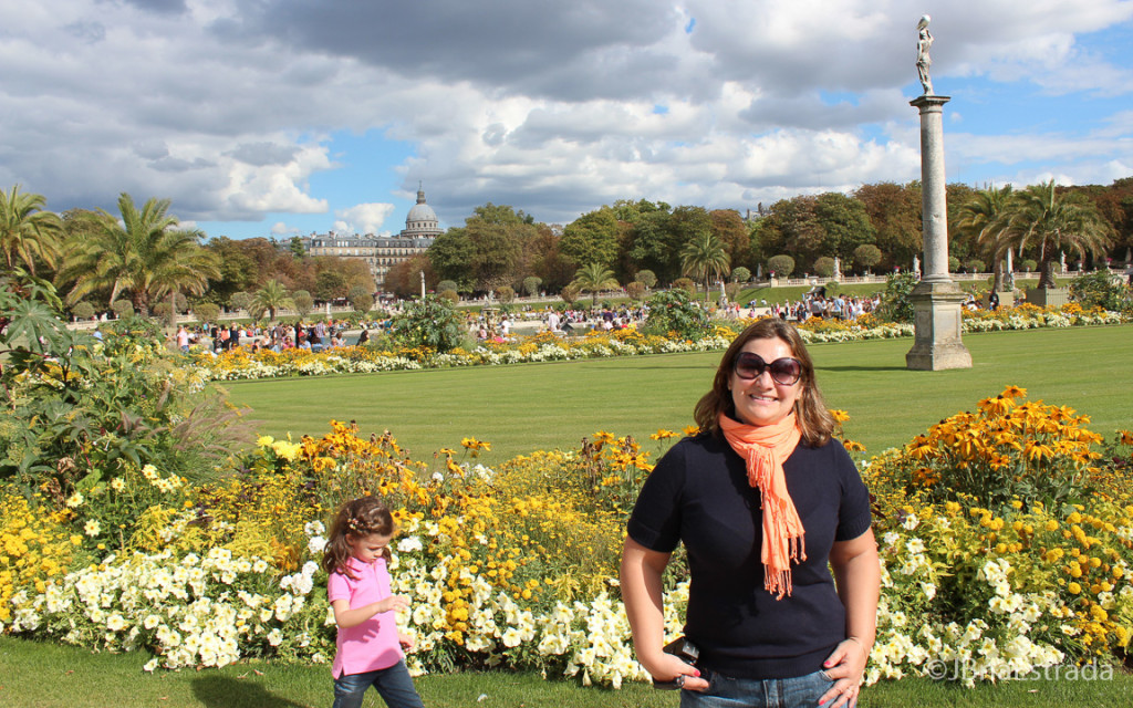 Franca - Paris - Palacio e Jardins de Luxemburgo
