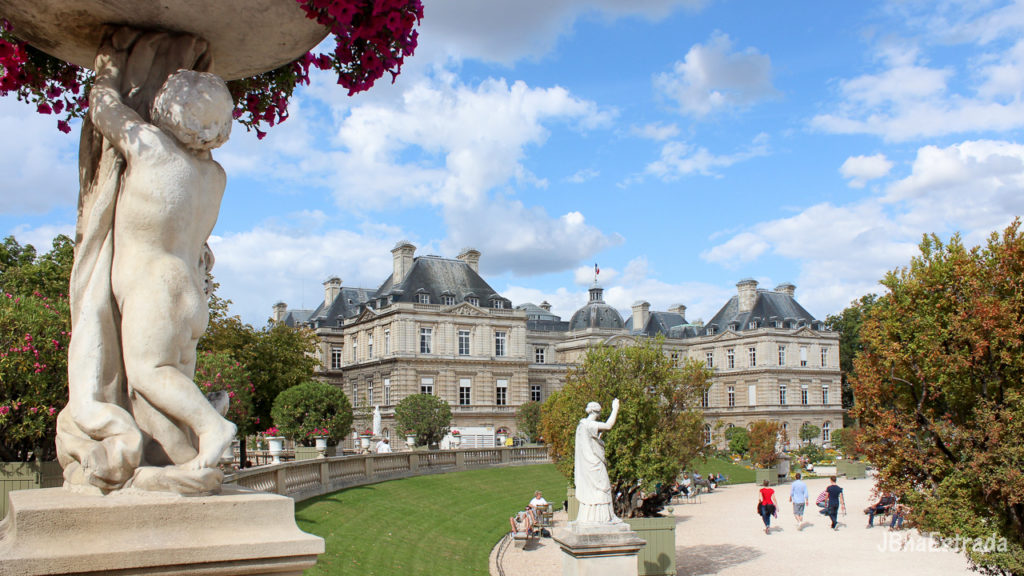 Franca - Paris - Palacio e Jardins de Luxemburgo