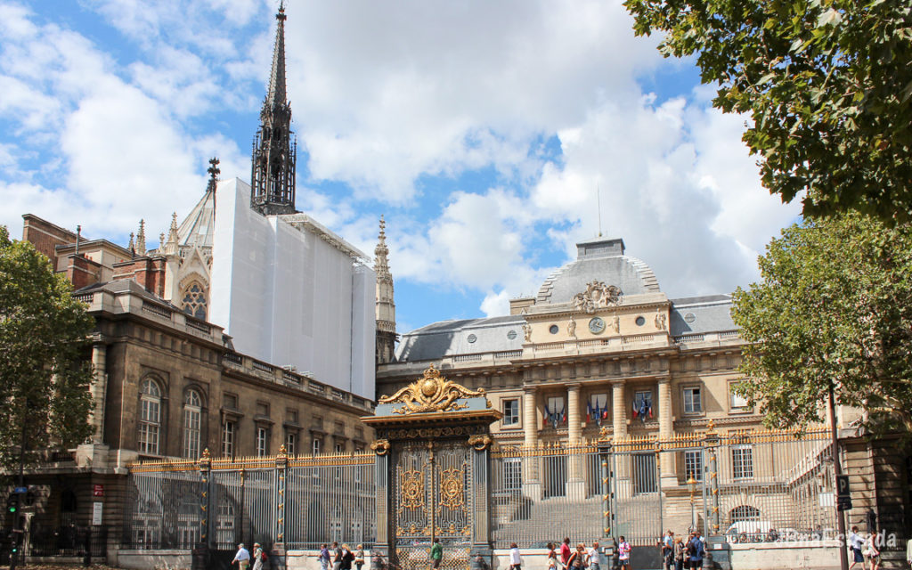 Franca - Paris - Sainte-Chapelle e Palacio da Justiça