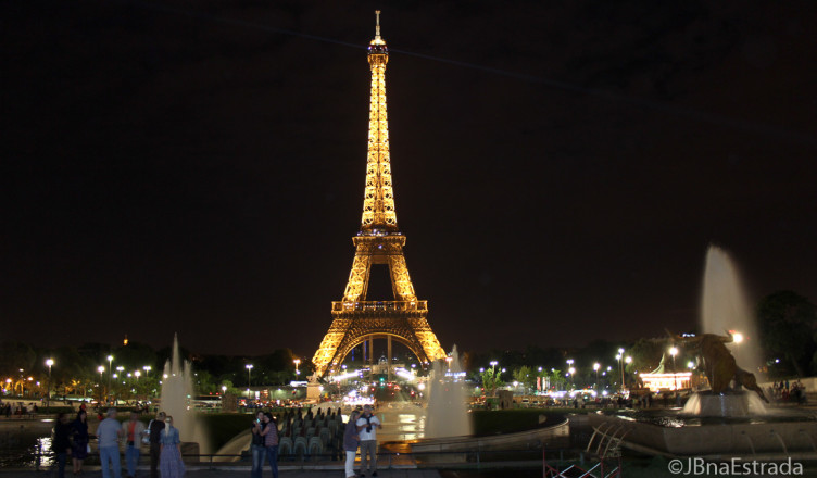 Franca - Paris - Trocadero - Vista Torre Eiffel