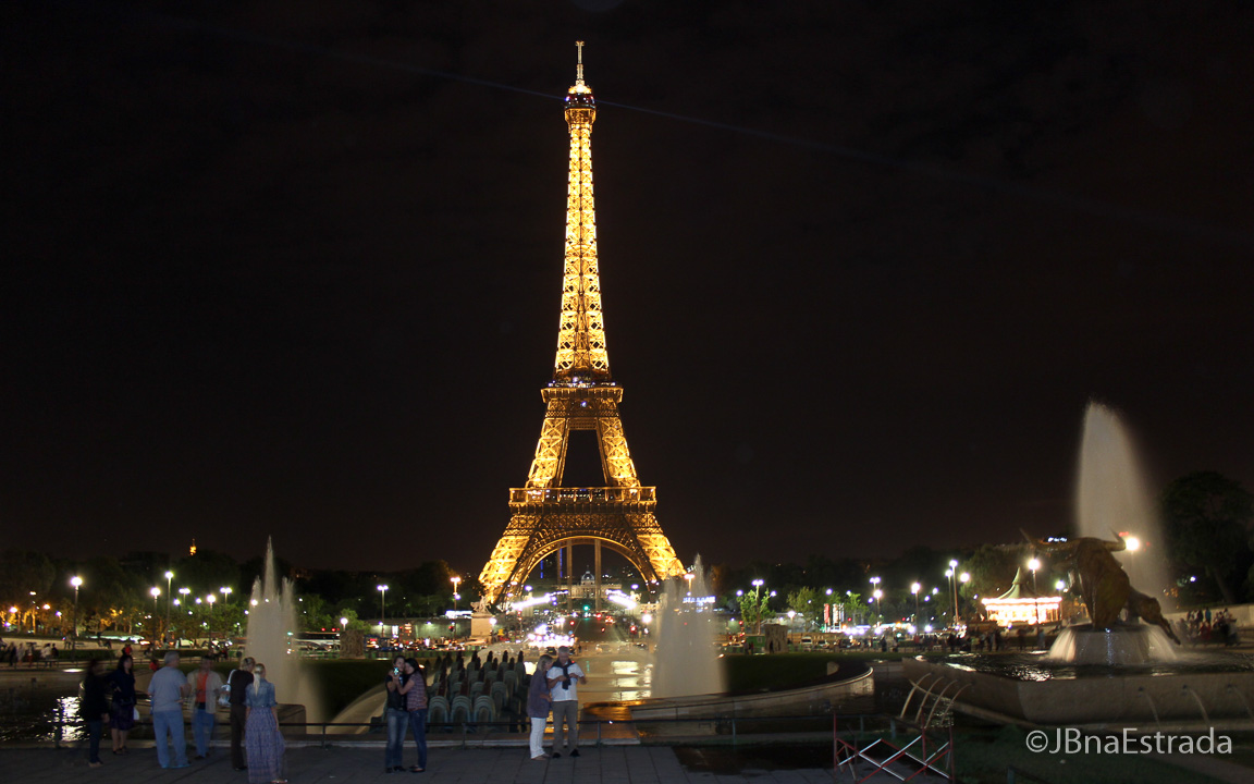 Franca - Paris - Trocadero - Vista Torre Eiffel