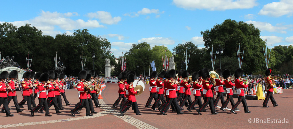 Inglaterra - Londres - Palacio de Buckingham - Final da Troca da Guarda