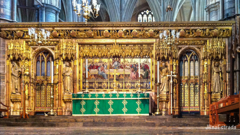Inglaterra - Londres - Abadia de Westminster - Altar Principal