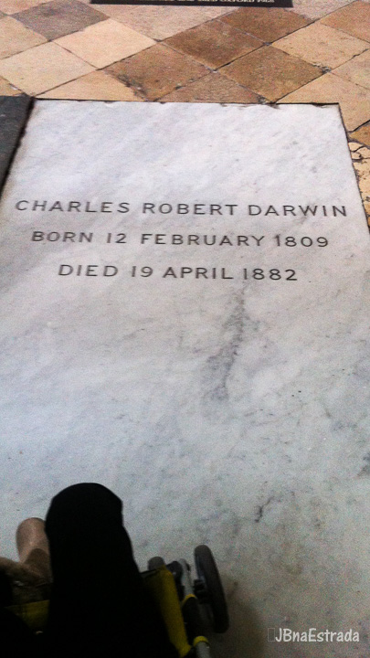 Inglaterra - Londres - Abadia de Westminster - Túmulo de Charles Darwin
