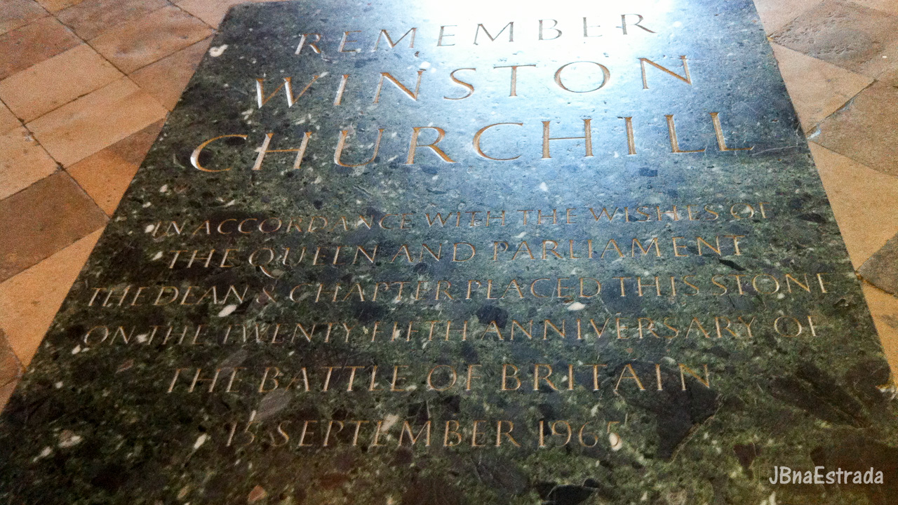 Inglaterra - Londres - Abadia de Westminster - Túmulo de Winston Churchill