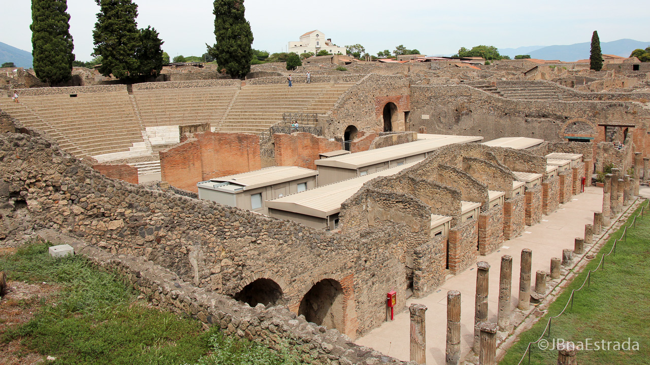 Italia - Pompeia - Teatro Grande