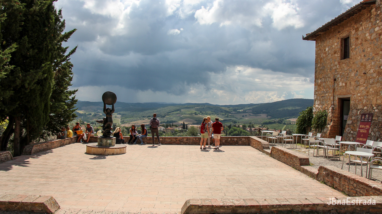 Italia - San Gimignano - Rocca di Montestaffoli e Museu do Vinho