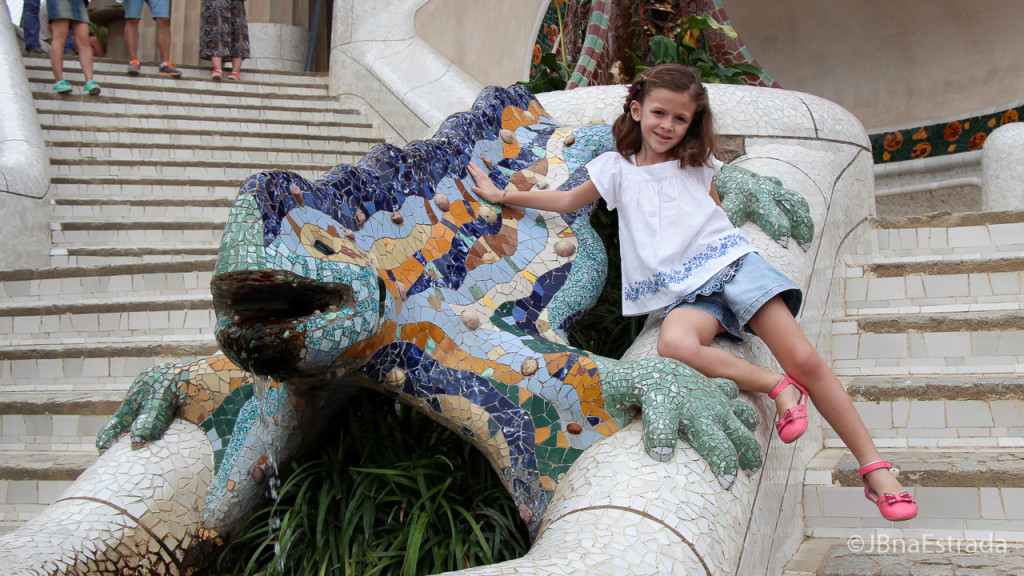Espanha - Barcelona - Park Guell - Escala Monumental