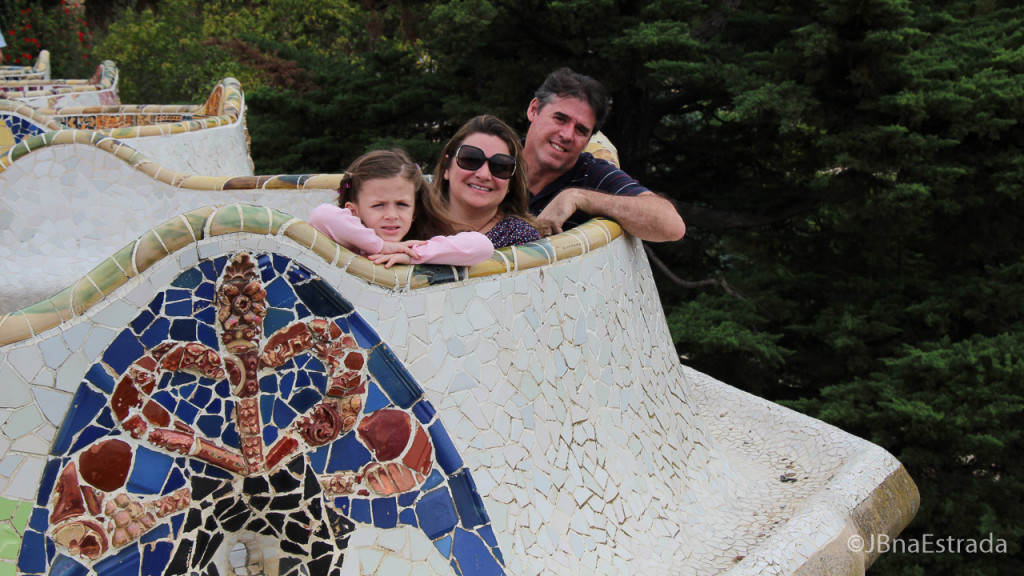 Espanha - Barcelona - Park Guell - Placa de la Natura