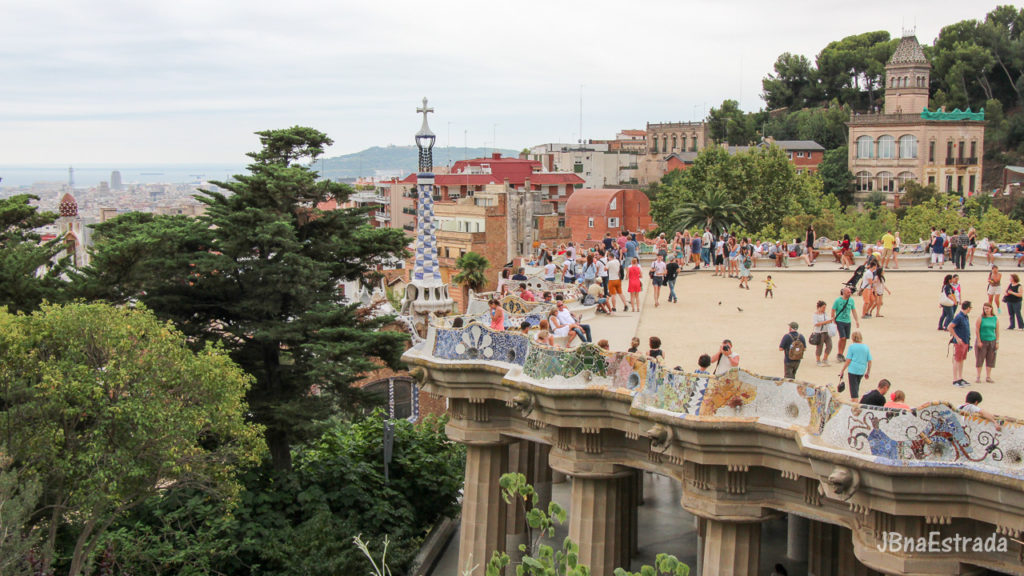 Espanha - Barcelona - Park Guell - Placa de la Natura