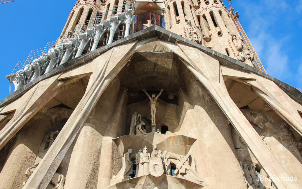 Espanha - Barcelona - Sagrada Familia - Fachada da Paixao
