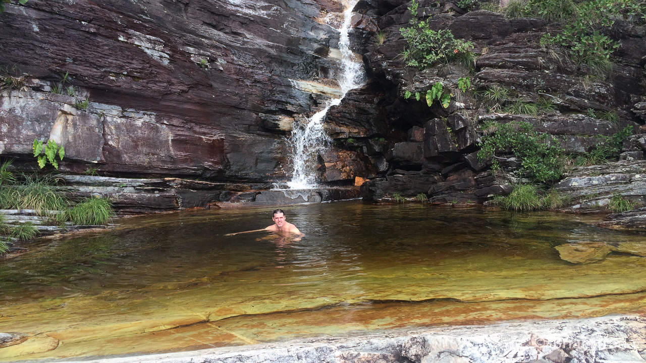Brasil - Goias - Chapada dos Veadeiros - Cachoeira do Abismo