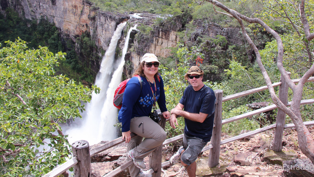 Brasil - Goias - PN Chapada dos Veadeiros - Trilha dos Saltos - Salto do Rio Preto 120m