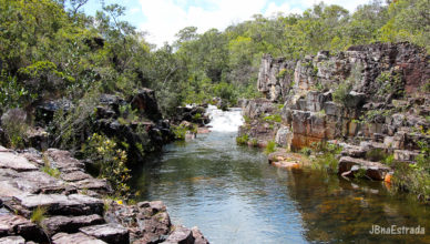 Goias - Chapada dos Veadeiros - Fazenda Sao Bento - Cachoeira Almecegas I