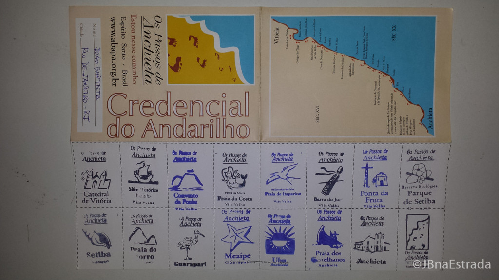 Brasil - Espirito Santo - Os Passos de Anchieta - Credencial