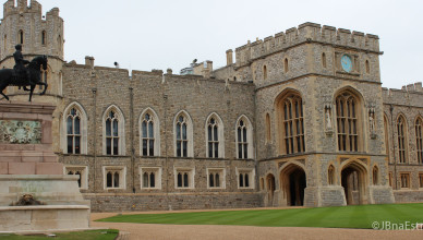 Inglaterra - Windsor - Castelo de Windsor - Residencia da Rainha