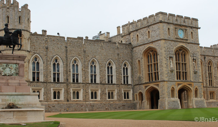 Inglaterra - Windsor - Castelo de Windsor - Residencia da Rainha
