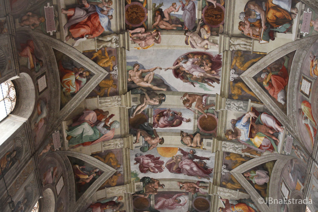 Museus Vaticanos - Capela Sistina - Teto