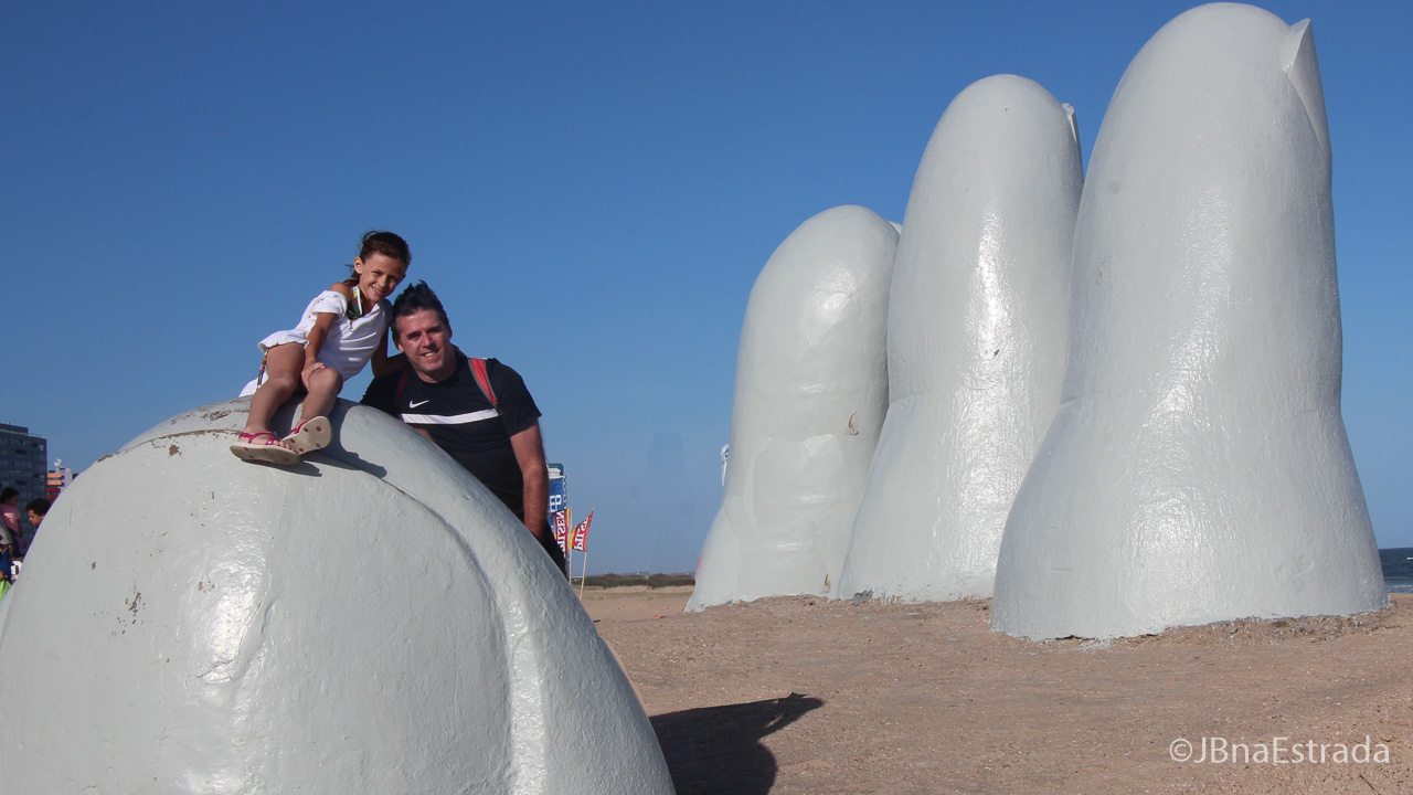 Uruguai - Punta del Este - Playa Brava - Monumento Los Dedos