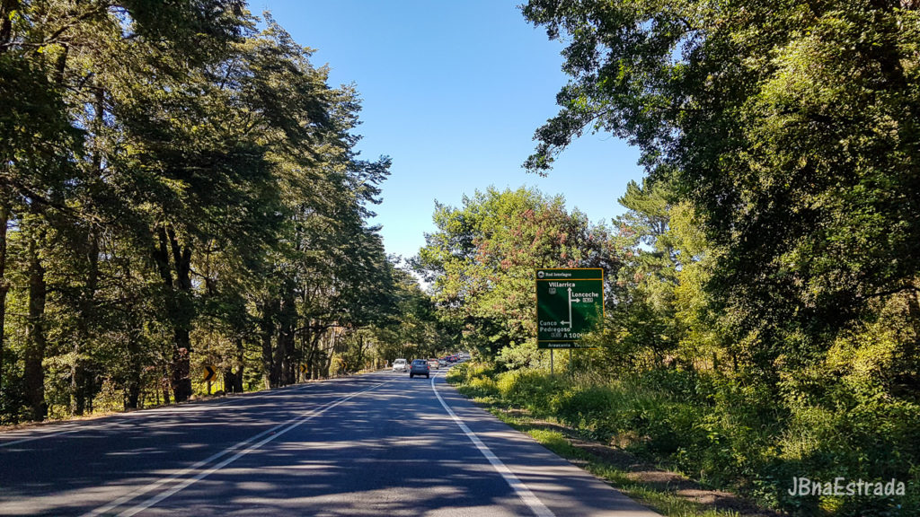 Chile - Araucania - Trajeto entre Temuco e Pucon - Ruta 199