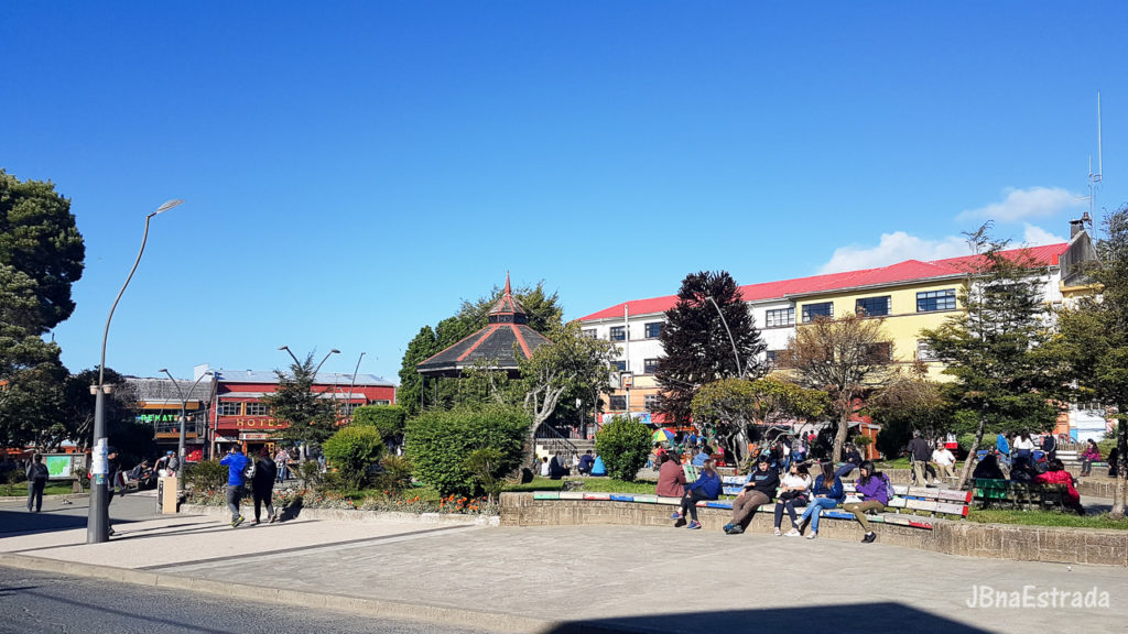 Chile - Isla Grande de Chiloe - Ancud - Plaza de Armas