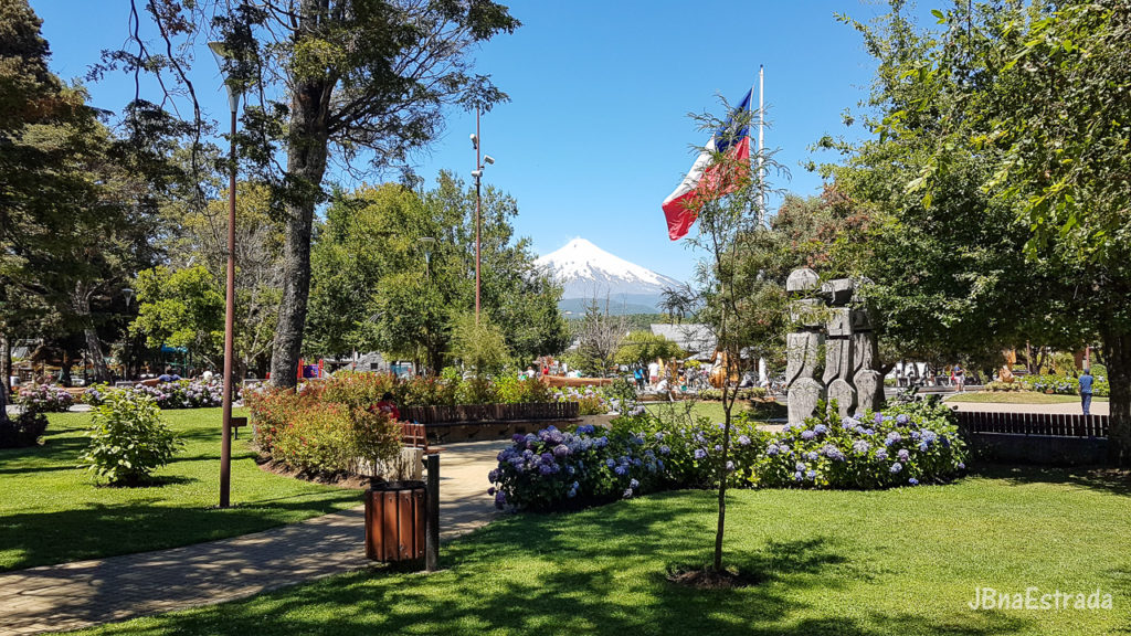 Chile - Pucon - Plaza de Armas