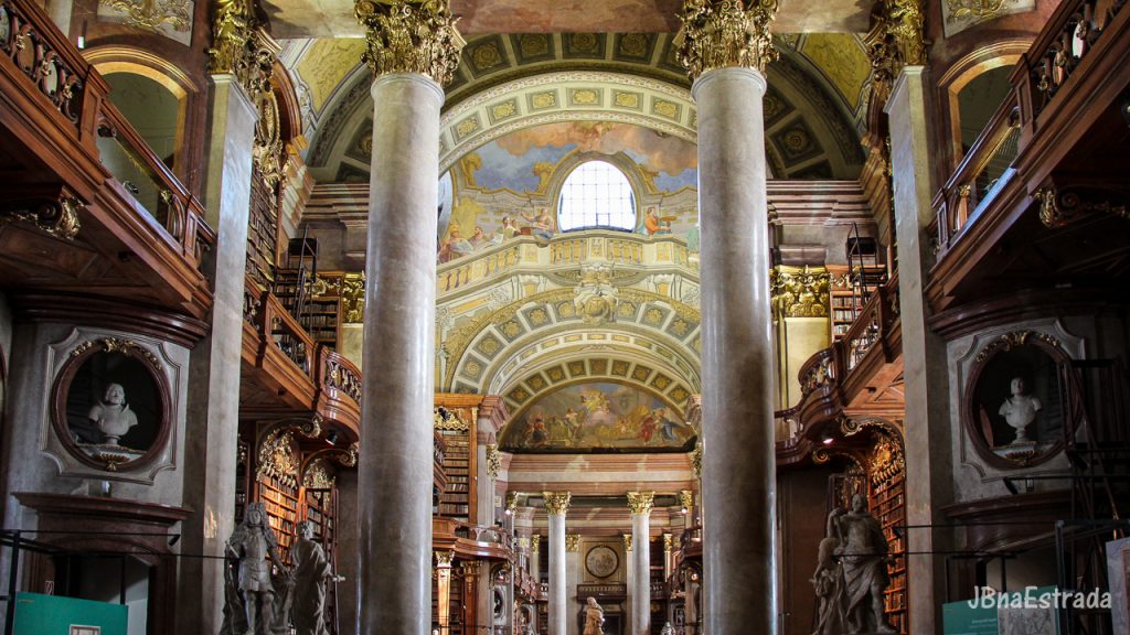 Austria - Viena - Hofburg - Biblioteca Nacional Austriaca