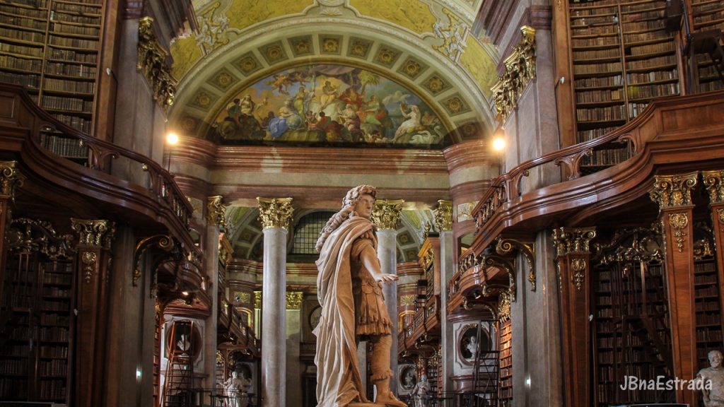 Austria - Viena - Hofburg - Biblioteca Nacional Austriaca