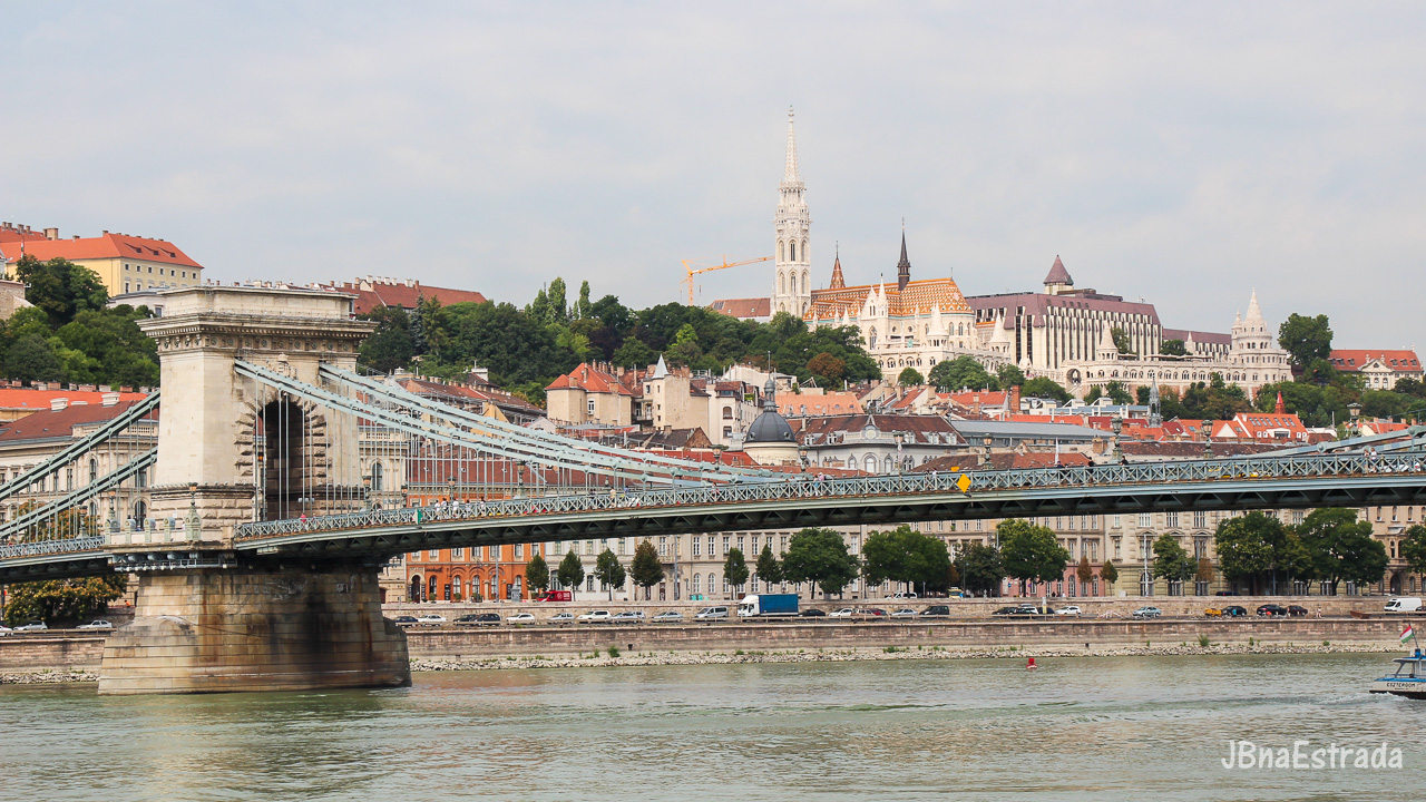 Hungria - Budapeste - Rio Danubio - Ponte das Correntes