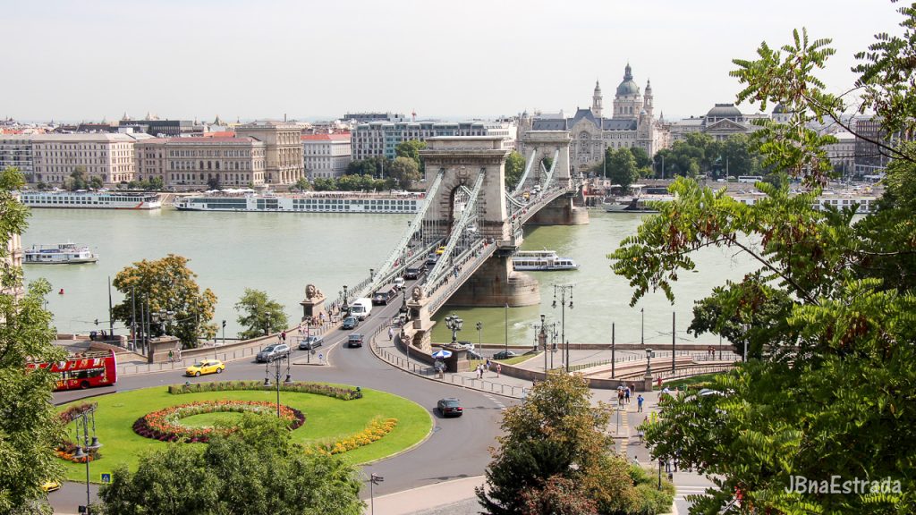 Hungria - Budapeste - Vista Castelo de Buda