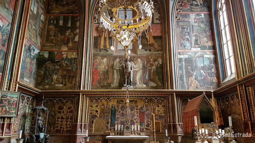 Republica Tcheca - Praga - Catedral de Sao Vito - Capela de Sao Venceslau