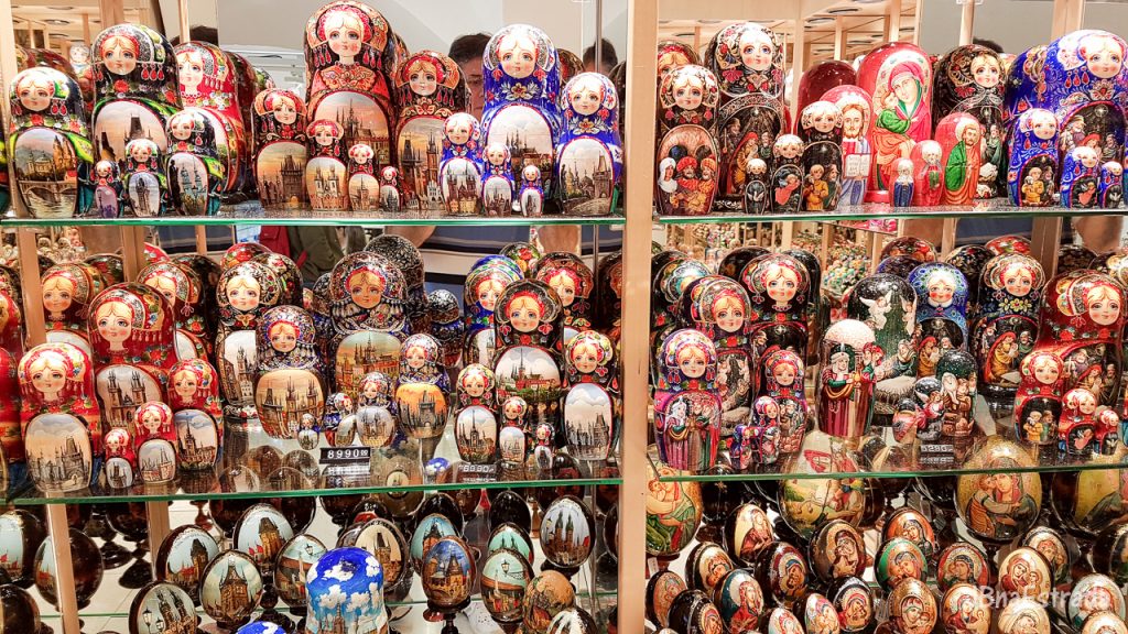Republica Tcheca - Praga - Loja de souvenirs