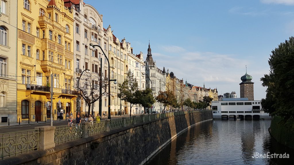 Republica Tcheca - Praga - Orla do Rio Moldava