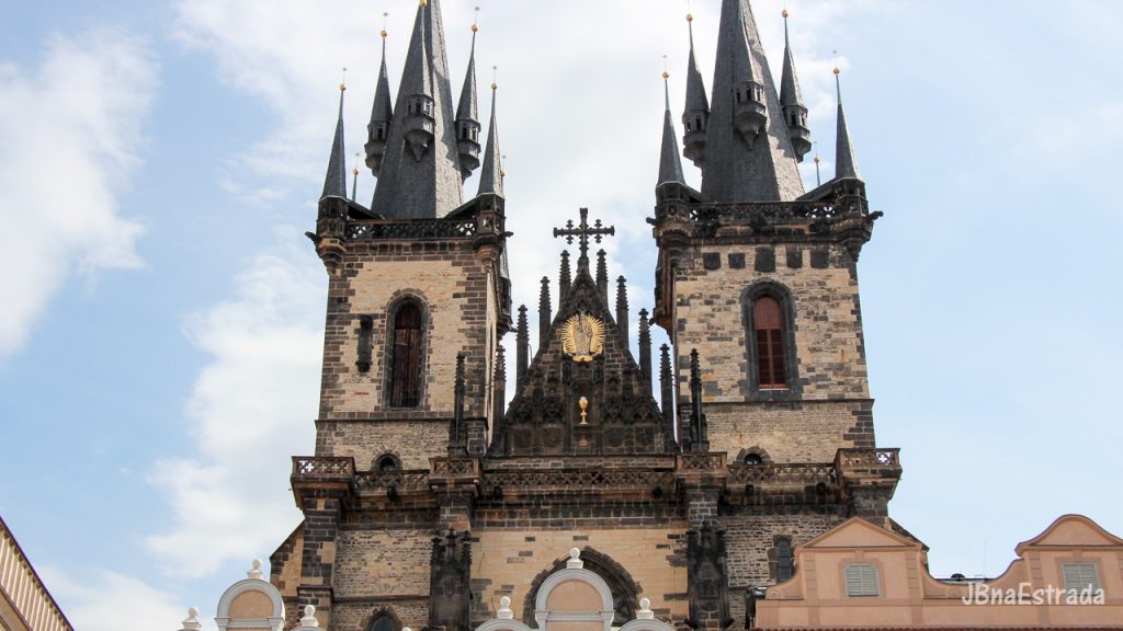Republica Tcheca - Praga - Praca da Cidade Velha - Igreja de Nossa Senhora Diante de Tyn
