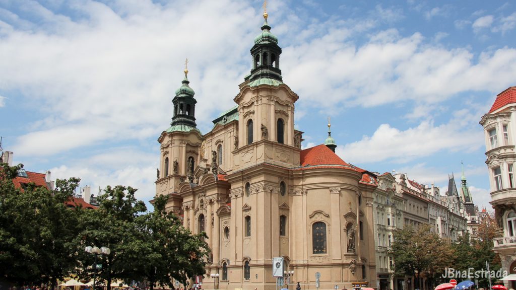 Republica Tcheca - Praga - Praca da Cidade Velha - Igreja de Sao Nicolau