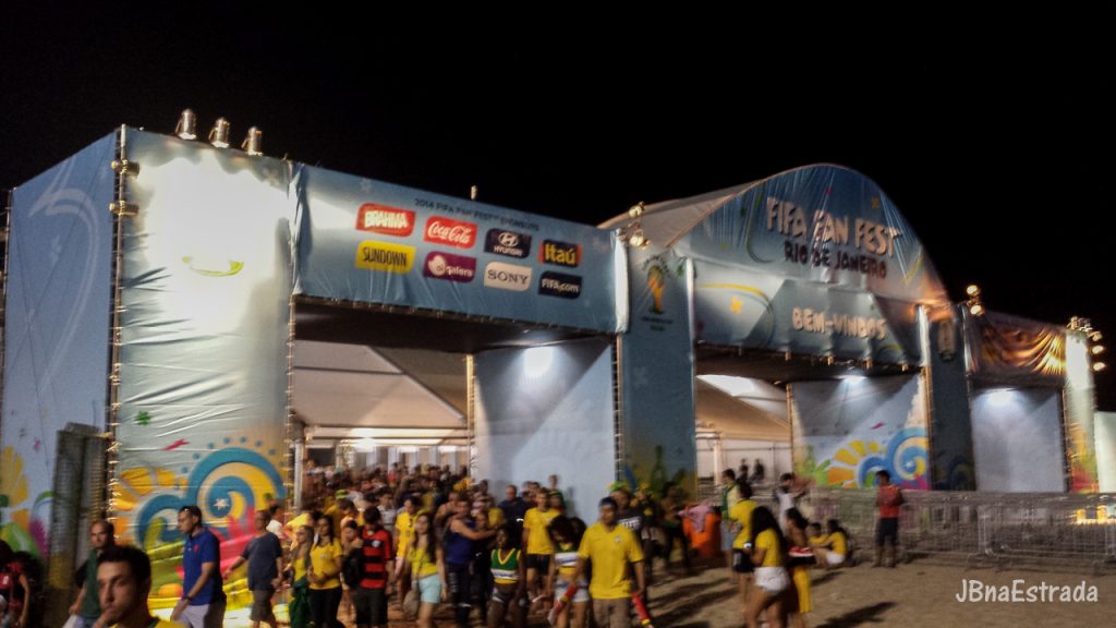 Copa do Mundo 2014 - Rio de Janeiro - Copacabana - Fifa Fan Fest - Brasil 4 x 1 Camaroes