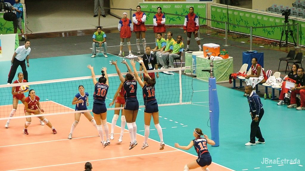 PAN Rio 2007 - Maracanazinho - Volei Feminino - USA 3x1 Porto Rico