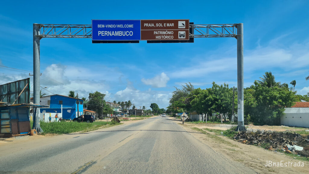Brasil - Trajeto entre Maragogi e Porto de Galinhas