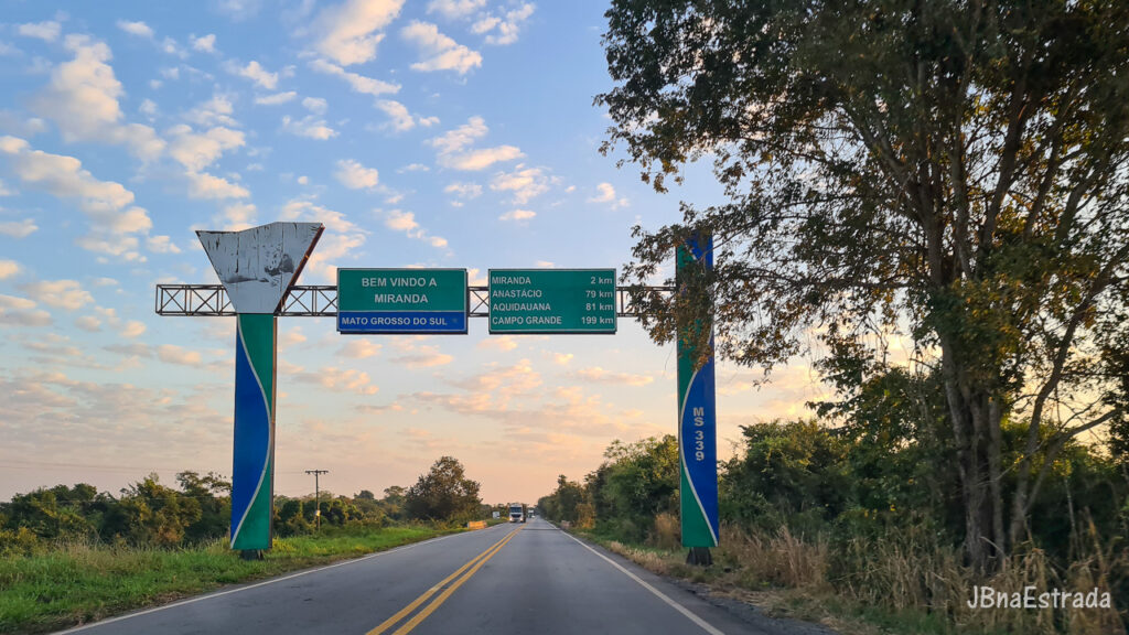 Brasil - Mato Grosso do Sul - Trajeto entre Bonito e Miranda